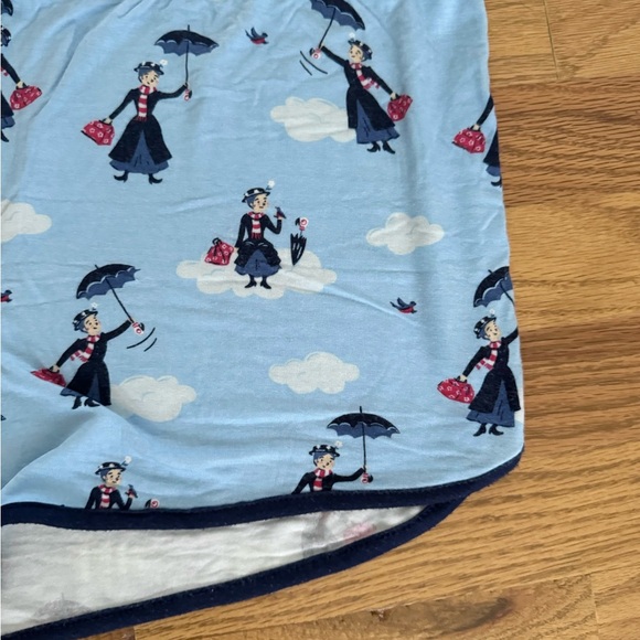 Disney Mary Poppins Munki Munki Women’s Shorts PJ Set L Excellent Condition - Picture 6 of 6